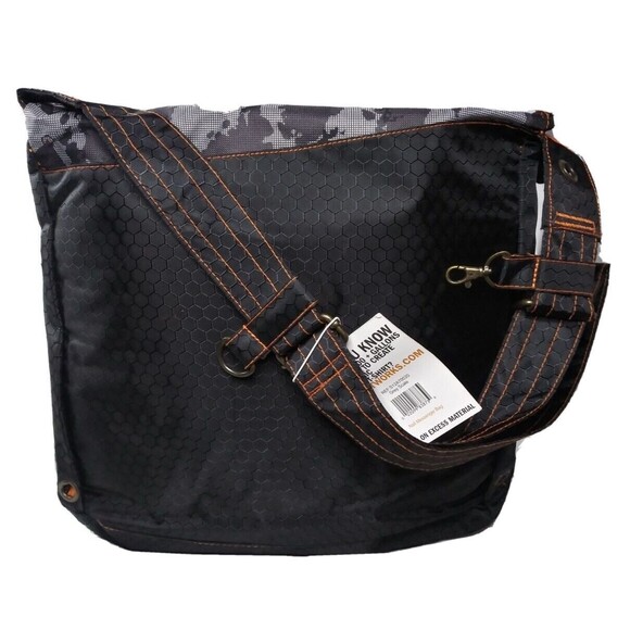 Looptworks Noll Messenger Bag Limited Edition Shoulder Bag Made in USA Gray - Picture 4 of 8